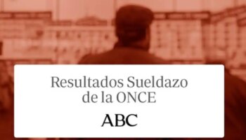 Sueldazo ONCE: comprobar resultados de hoy sábado, 3 de agosto de 2024