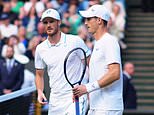 Tearful Andy Murray is surprised by Sue Barker in emotional goodbye on Centre Court as the BBC legend returns to pay tribute moments after he lost doubles match with brother Jamie