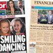 The Papers: 'A town in tears' and Reeves budget warning