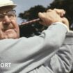 Bobby Locke playing a shot at Wentworth in 1964