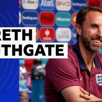 Gareth Southgate at England news conference