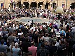 Thousands of mourners gather at vigil for three girls killed in Southport knife rampage - as parents of victim Bebe King say 'no words can describe the devastation that has hit our family'