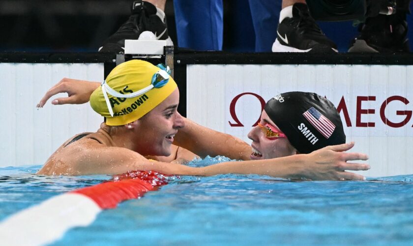 U.S. swimmers are finding the podium — just not the top floor