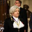 Sarah Clarke, Black Rod during the State Opening of Parliament on 7 November, 2023