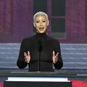 Why was Amber Rose speaking at the RNC convention?