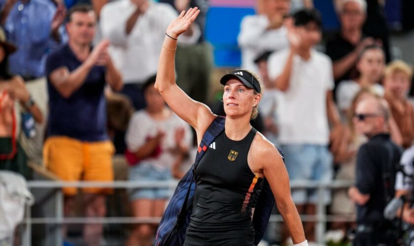 So wird Angelique Kerber nach ihrem letzten Match im Deutschen Haus gefeiert