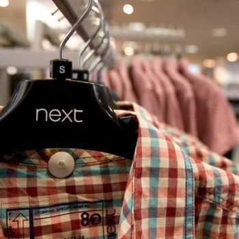 Internal photograph of a Next clothing Store (Newscast Limited via AP Images)