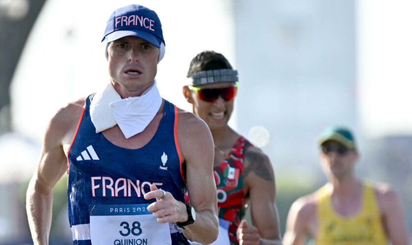 20 km marche aux JO de Paris : Aurélien Quinion est arrivé sur la ligne de départ directement depuis la maternité