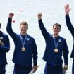 USA edges New Zealand to capture gold in men's coxless four final