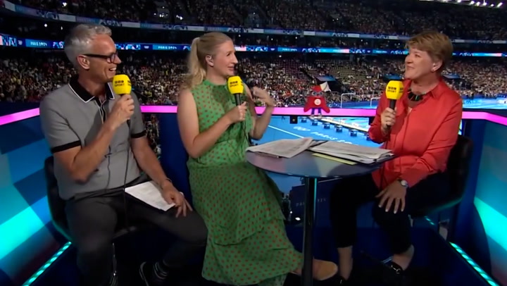 Clare Balding cries live on air as she pays tribute to Andy Murray after Olympic defeat