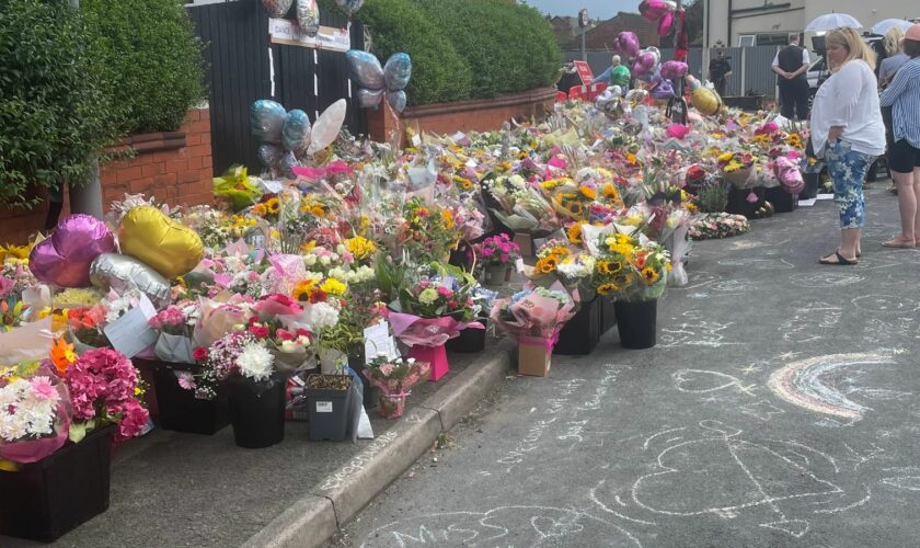 Tributes in Southport