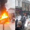 'Serious violence' in Sunderland as rioters clash with police and station set on fire