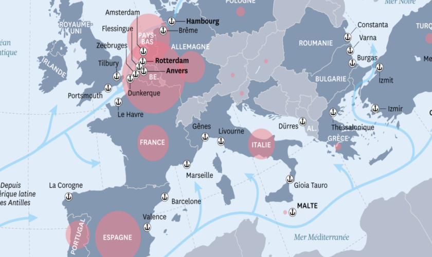 Marée blanche sur les ports européens