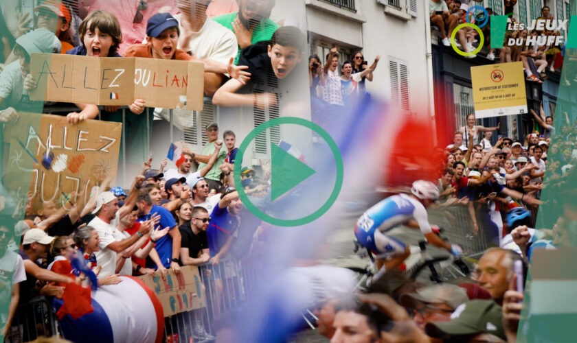 JO de Paris : dans la butte Montmartre, on a suivi l’ambiance survoltée de la course de cyclisme