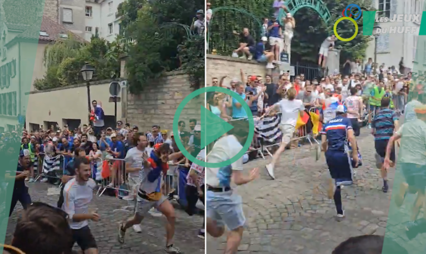 JO 2024 : Avant le passage des cyclistes à Montmartre, le spectacle a commencé très tôt