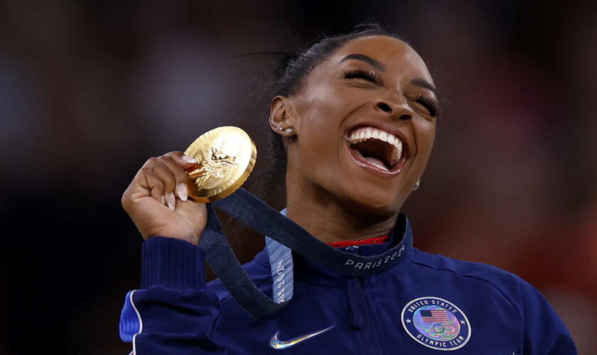 JO de Paris 2024 : au saut, la gymnaste américaine Simone Biles reste intouchable