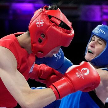 Bulgarian fighter stokes controversy with gesture after loss to Olympian who failed gender test