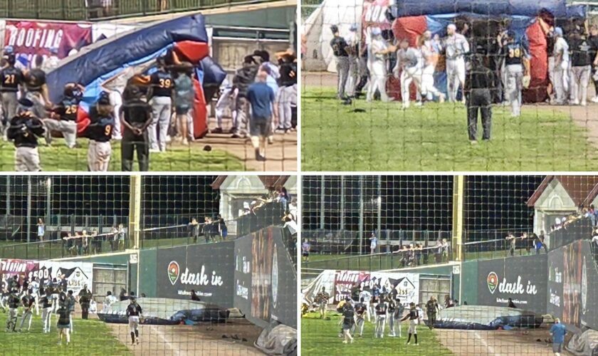 Young boy killed after bounce house goes airborne at Maryland baseball game