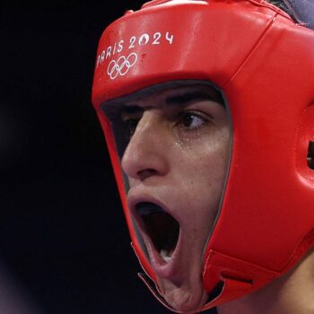 Algerian boxer at center of controversy makes 4-word declaration on gender after latest Olympic win