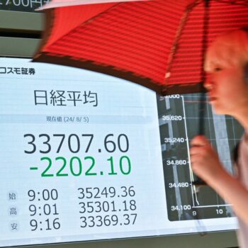 Finanzmarkt: Japanische Börse verzeichnet größten Absturz seit 37 Jahren