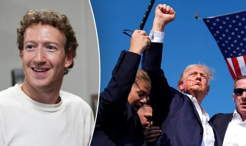 Trump says Mark Zuckerberg called to apologize about photo of assassination attempt