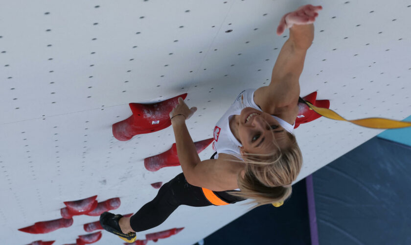 JO Paris 2024 : Aleksandra Miroslaw bat son propre record du monde à deux reprises en escalade de vitesse