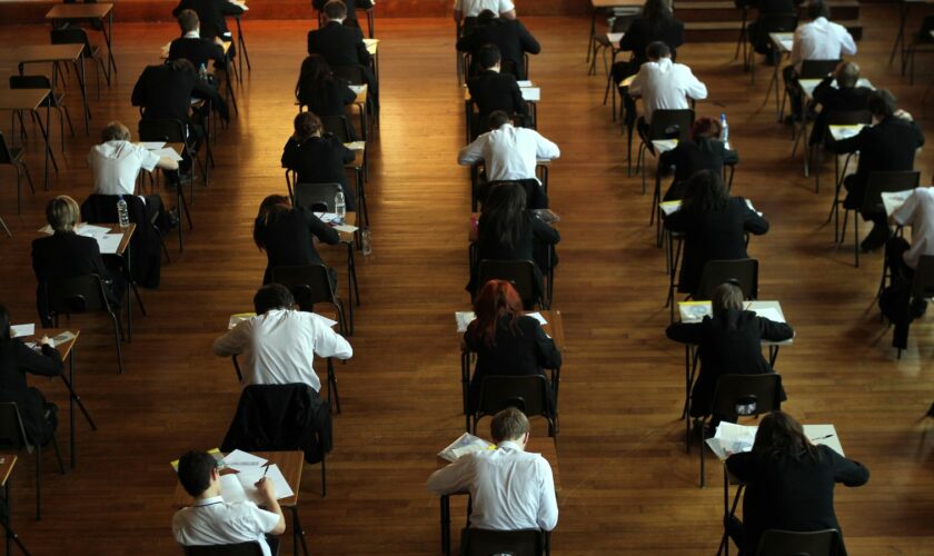 EMBARGOED TO 1400 MONDAY AUGUST 5 File photo dated 02/03/12 of students sitting an exam. Staff at a dedicated helpline set up by Skills Development Scotland (SDS) are gearing up for calls from Scotland's students after they receive their exam results on Tuesday. Issue date: Monday August 5, 2024.