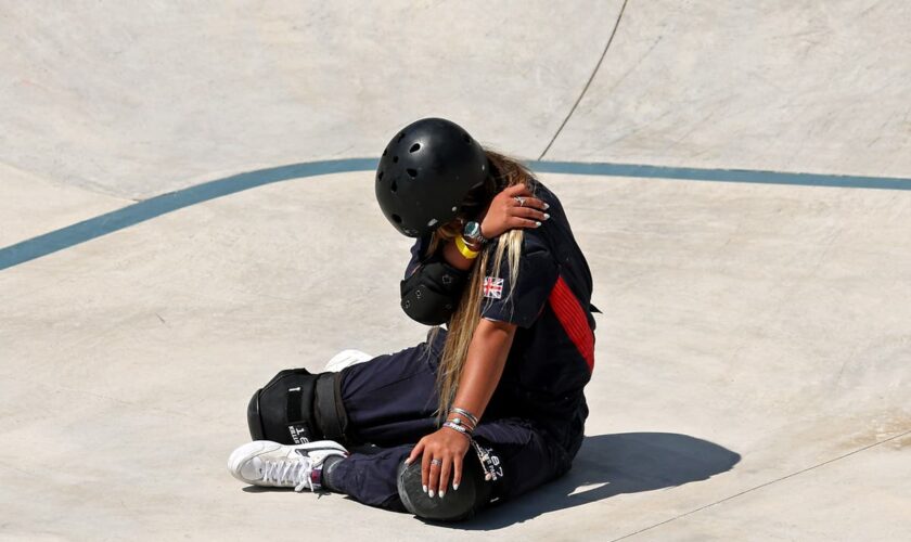 Sky Brown suffers major injury concern while qualifying for Olympic skateboarding final