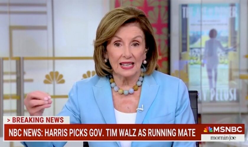 Nancy Pelosi reacts to Kamala Harris choosing Tim Walz: 'To characterize him as Left is so unreal'