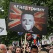 Manifestation pour la libération de l'ex-chef d'un groupe d'extrême droite, Tommy Robinson, le 9 juin 2018 à Londres