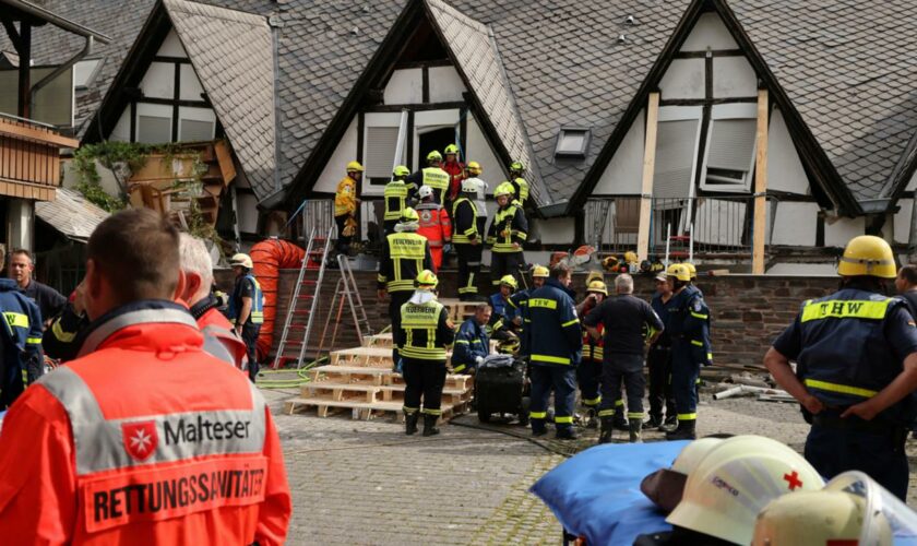 Urlaubsort Kröv: Hotel an der Mosel eingestürzt – zwei Tote