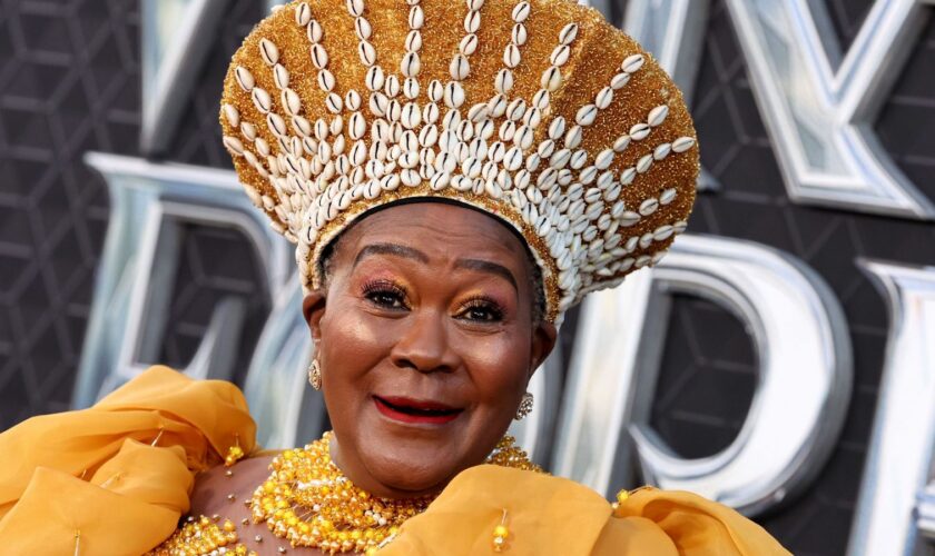 Connie Chiume at the Wakanda Forever premiere in Los Angeles in 2022. Pic: John Salangsang/Shutterstock