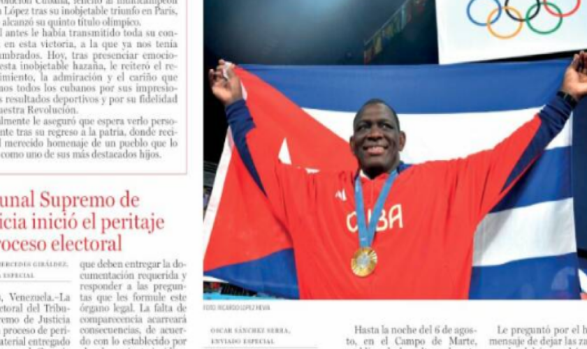 Mijaín López fêté en héros à Cuba après sa cinquième médaille d’or consécutive