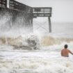 Tropical Storm Debby makes landfall for second time in US as it barrels into South Carolina coast