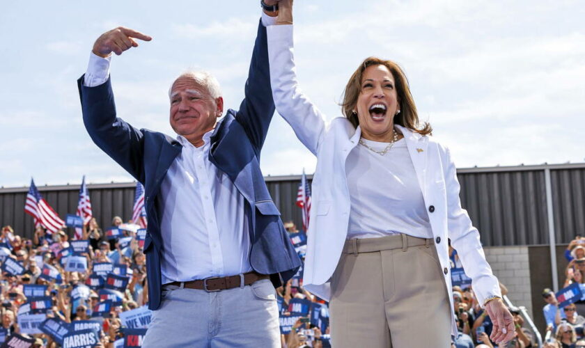 Présidentielle aux Etats-Unis : à peine lancé, le tandem Harris-Walz déroute le téméraire Trump