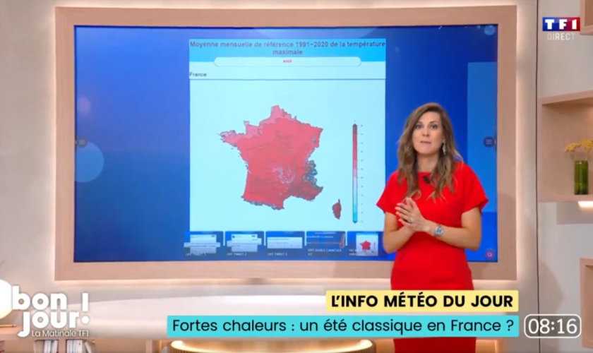 Météo : Daniela Prepeliuc de TF1 répond aux climatosceptiques dans « Bonjour ! La Matinale »