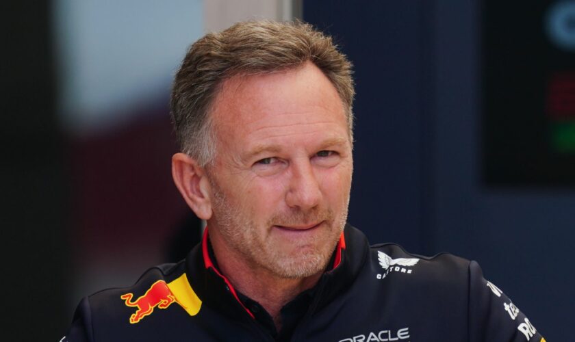 Red Bull's team principal Christian Horner. Pic: PA