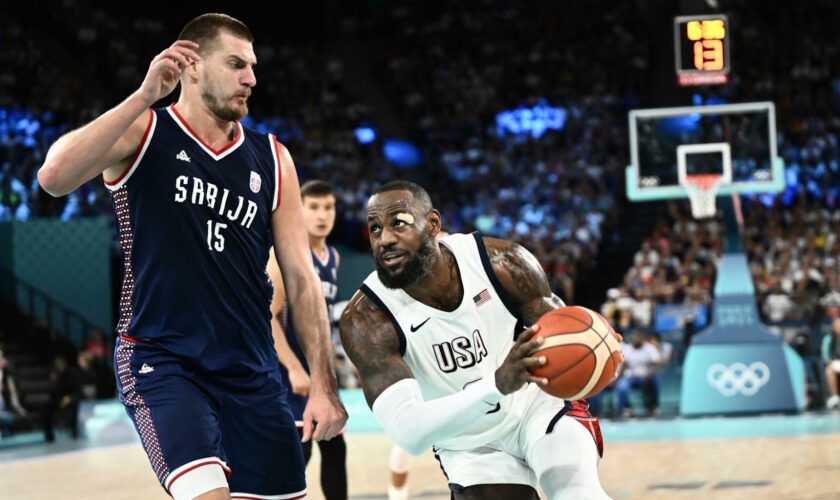 Basket au JO de Paris : les États-Unis de LeBron James bousculés par Serbie en finale contre la France