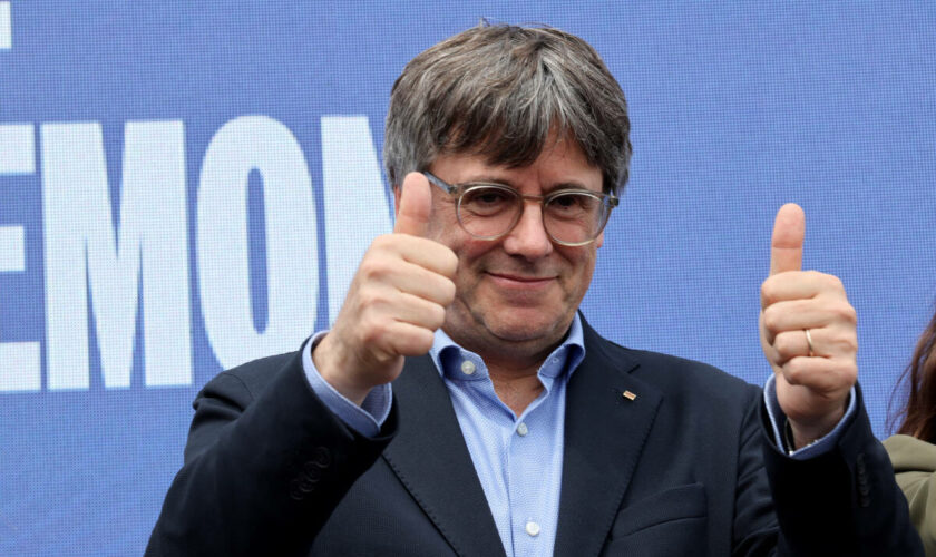 L’indépendantiste Carles Puigdemont fait son retour en Catalogne après sept ans d’exil