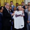 Biden hosts Texas Rangers at White House to celebrate 2023 World Series championship