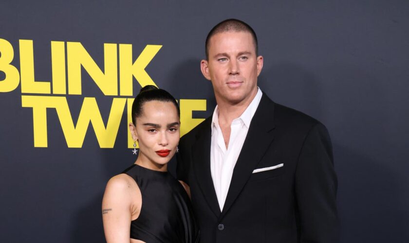 Zoë Kravitz and fiancé Channing Tatum make red carpet debut at their ‘Blink Twice’ premiere