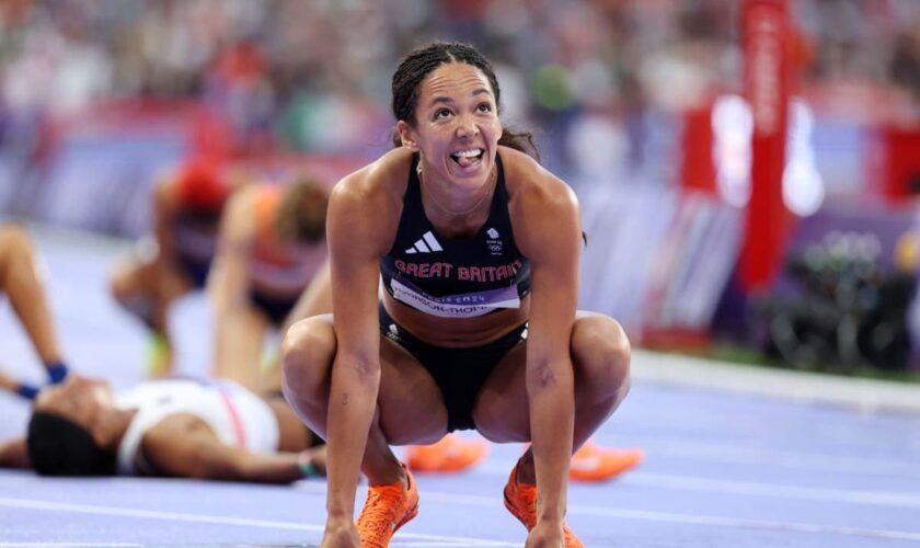 Katarina Johnson-Thompson wins Olympic silver after dramatic heptathlon finish