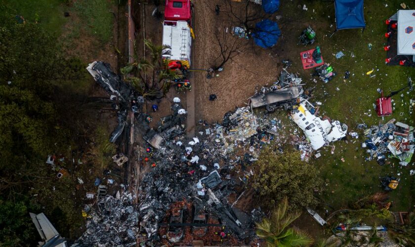 Brasilien: Bergungsarbeiten nach Flugzeugabsturz mit 62 Toten haben begonnen