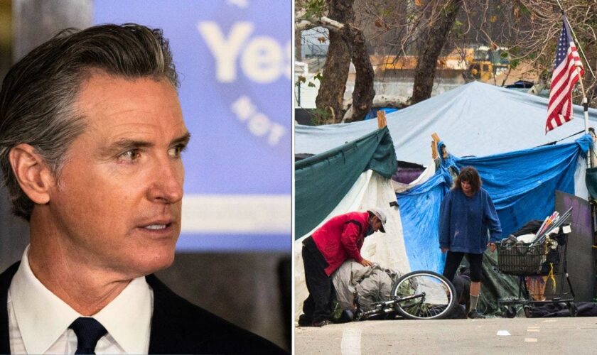 Newsom cleans up homeless California encampments after he allocated billions of dollars while crisis grew