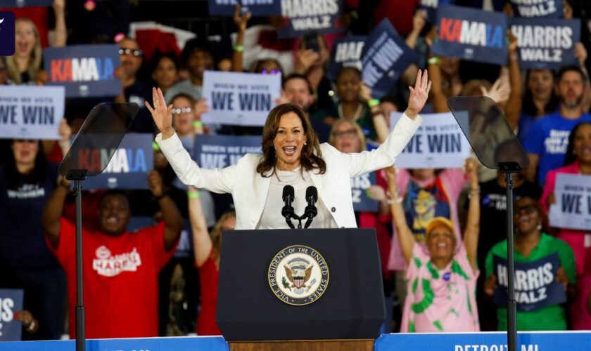 Liveblog zur US-Wahl 2024: Harris in drei Swing States vor Trump