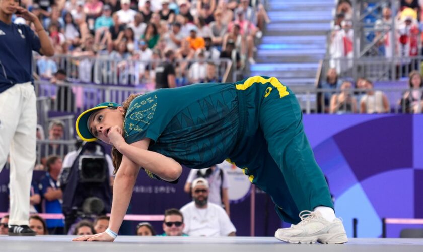 Australia's Rachael Gunn went viral after her performance. Pic; AP