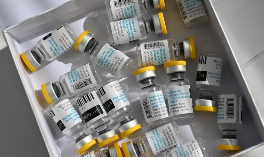 Des vaccins contre la variole du singe dans un Centre médical à Montpellier, le 23 août 2022