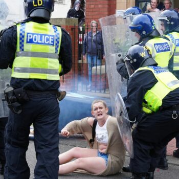 Stacey Vint was jailed for 20 months for her involvement in riots in Middlesborough. Pic: PA