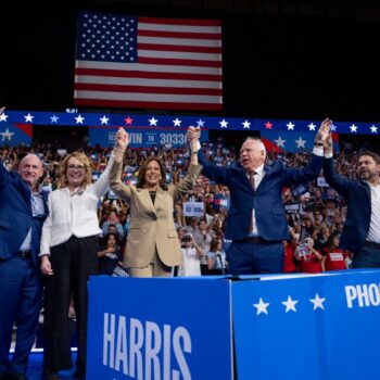 Republicans keep saying Harris is in the ‘honeymoon’ phase. But her crowds and momentum keep growing