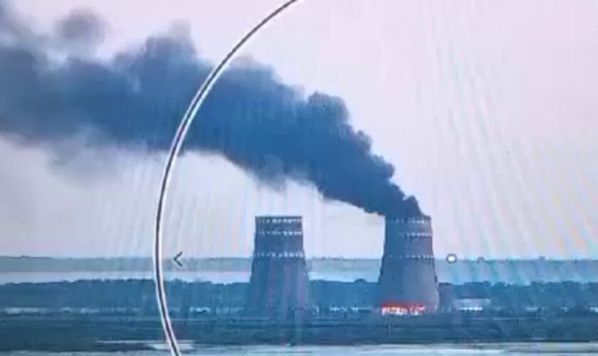 Ukraine-Russia war latest: Fire at Zaporizhzhia nuclear plant as Ukrainian troops advance 30km into Russia